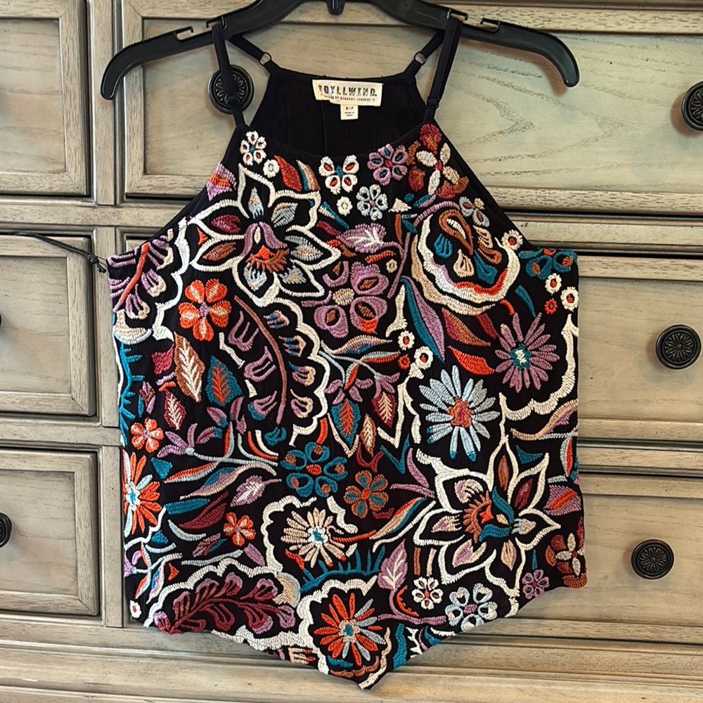 Idyllwind by Miranda Lambert Women's Floral Embroidered Western Top